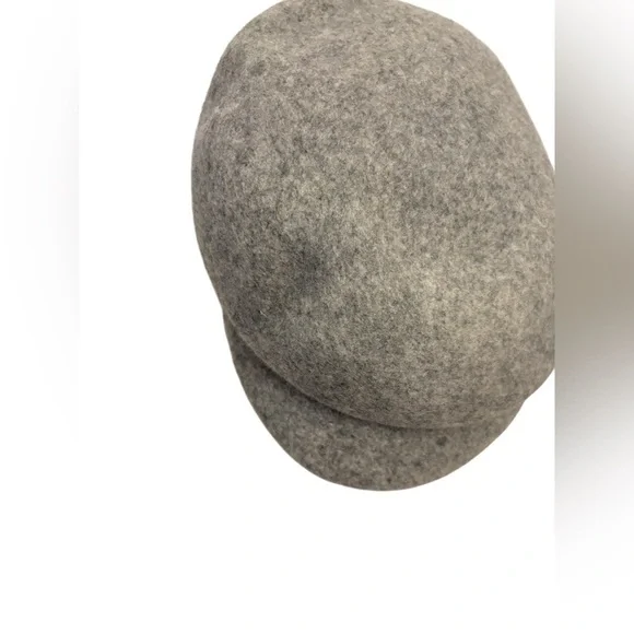 Gray Wool Women's Cap - Picture 3 of 5